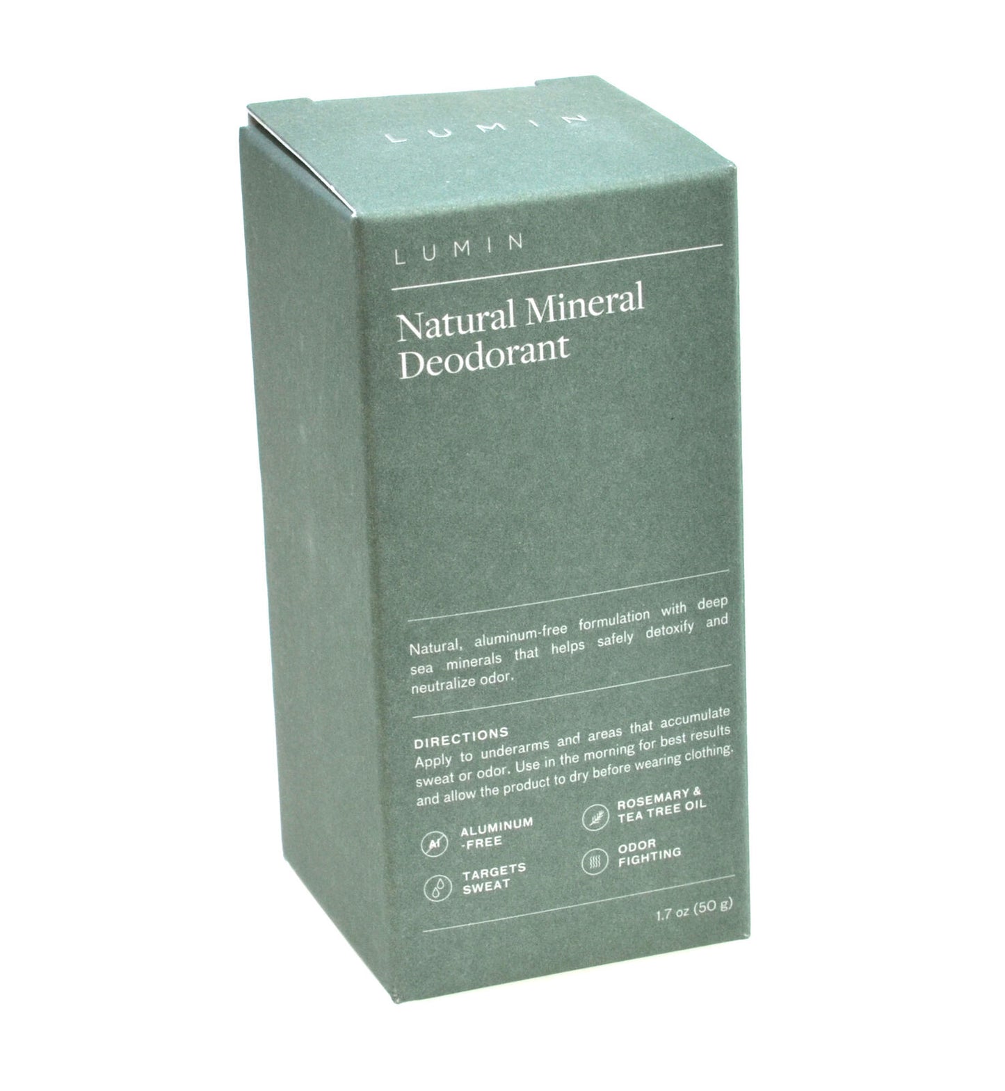 Lumin Natural Mineral Deodorant 50ml 10 For £10 Exp 09/23