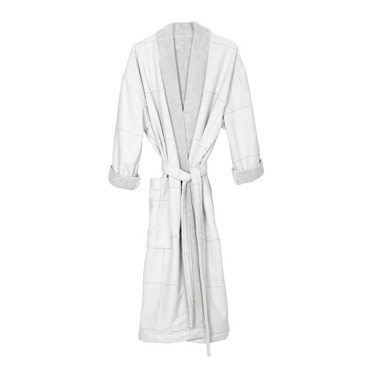 Dressing Gown Robe Calm 100% Organic Cotton Unisex Super Cosy Soft Terry/Plain