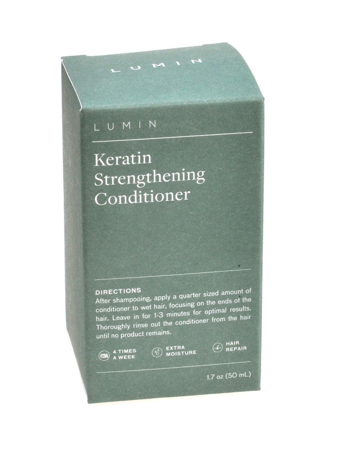 Lumin Keratin Strengthening Conditioner 50ml Jojoba Oil Green Tea Nourishes