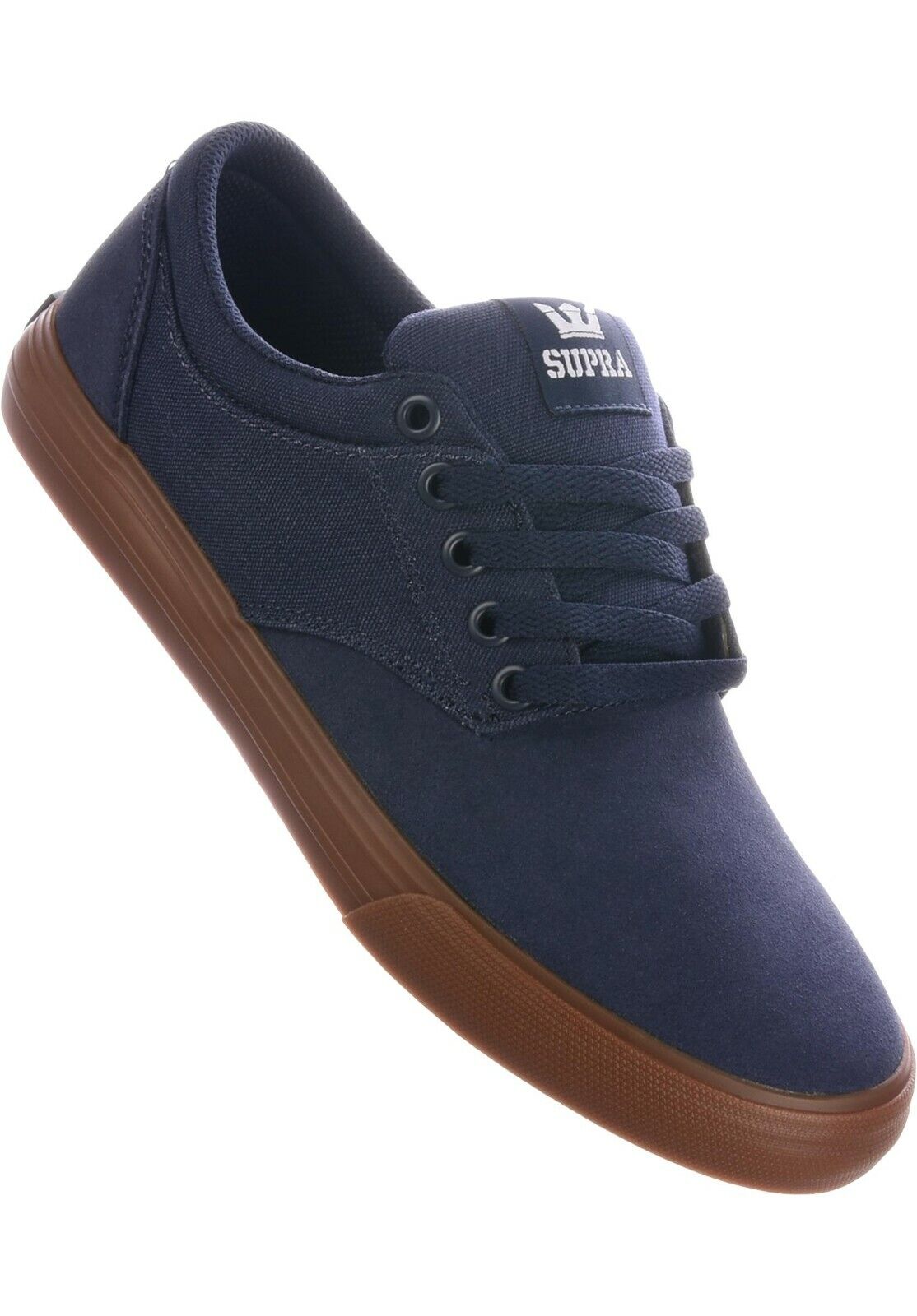 Supra Chino Mens Skater Navy White Brown Low Top Shoes Trainers Various Colours