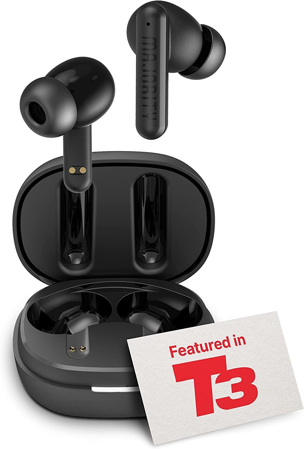 True Wireless Earphones Majority TRU2 3 Tips ANC USB-C 30 Hours 5.2Bluetooth