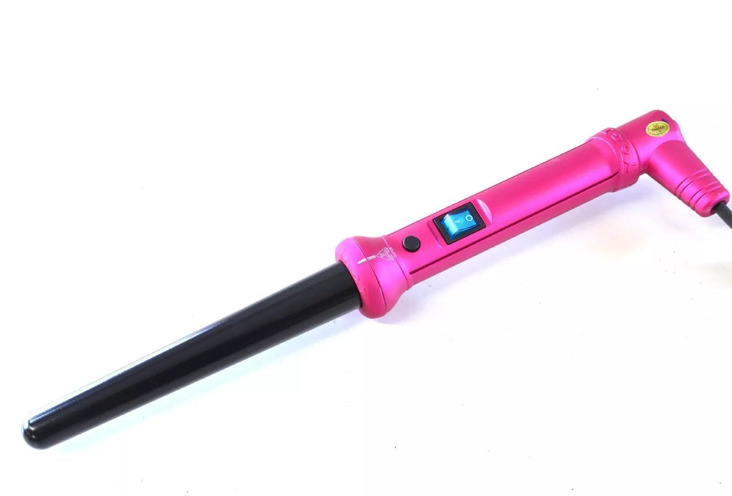 Mini Hair Straightners + Twin Barrel Curling Wand Gift Pack Yogi Metalic Pink