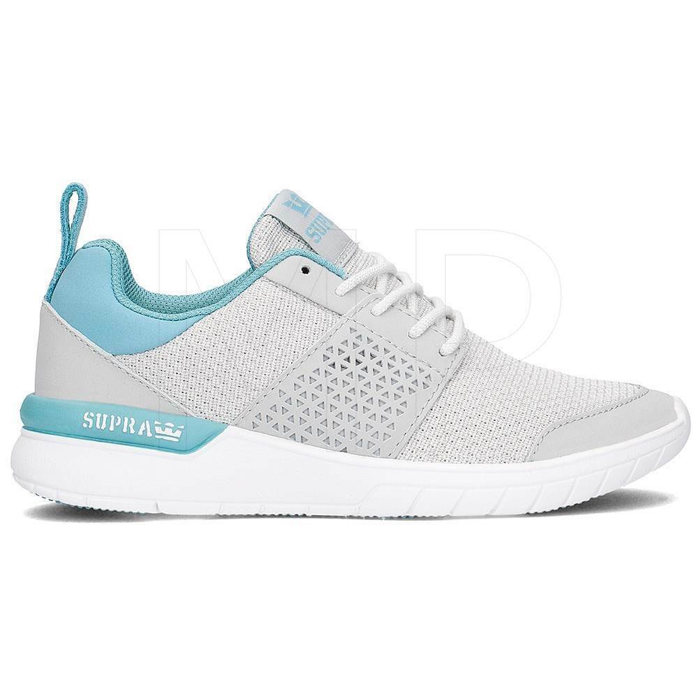 Supra Scissor Light Weight Black Women Trainers Grey White Black Various Colours