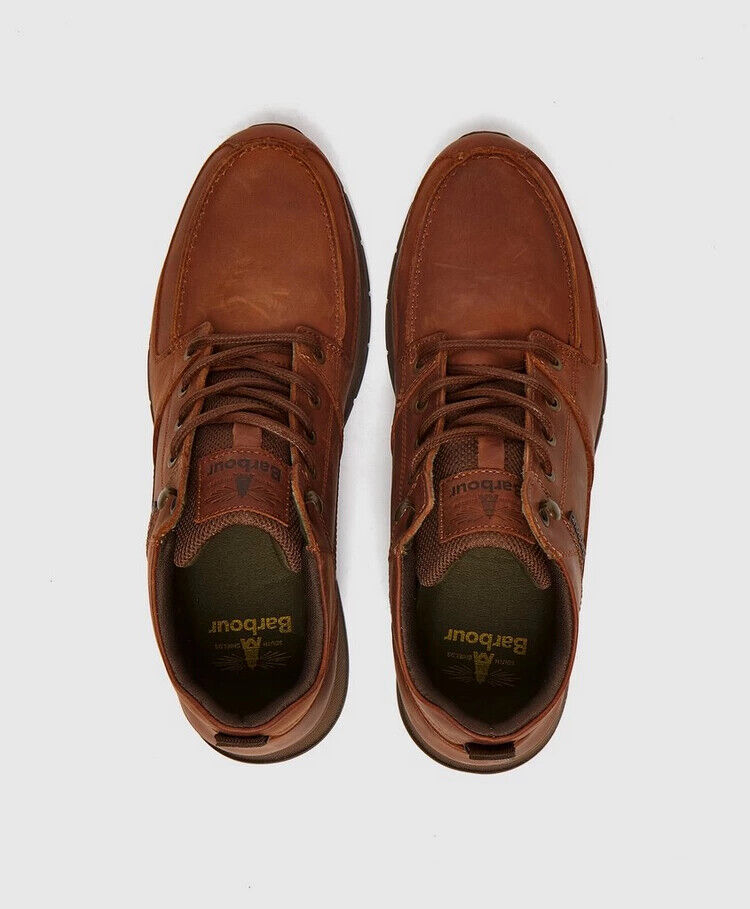 Barbour International Whymark Chukka Ankle Boots Lace Up Leather Walking Shoes