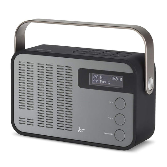 DAB+ FM Digital Radio Bluetooth Alarm Wireless Mains Portable Kitsound Classic