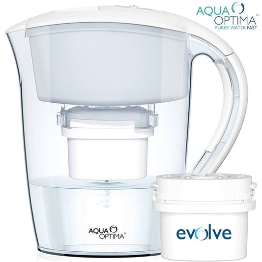 Aqua Optima Minerva EJ0272 Water Filter Jug 1 Evolve Double Life 60 Day Filter