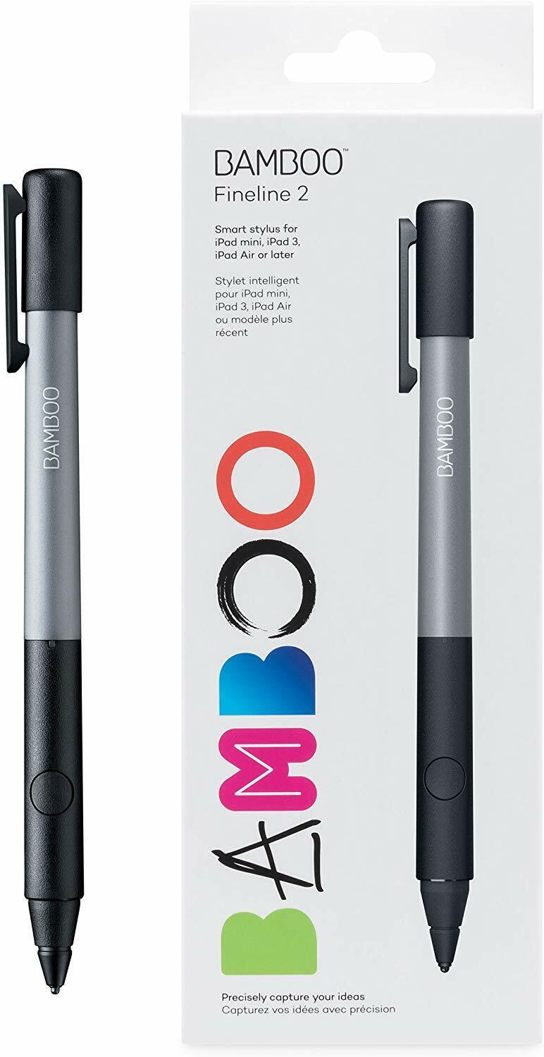 Genuine Wacom Bamboo Fineline 2 Stylus iPad iPhone iPad Mini Pressure Sensitive