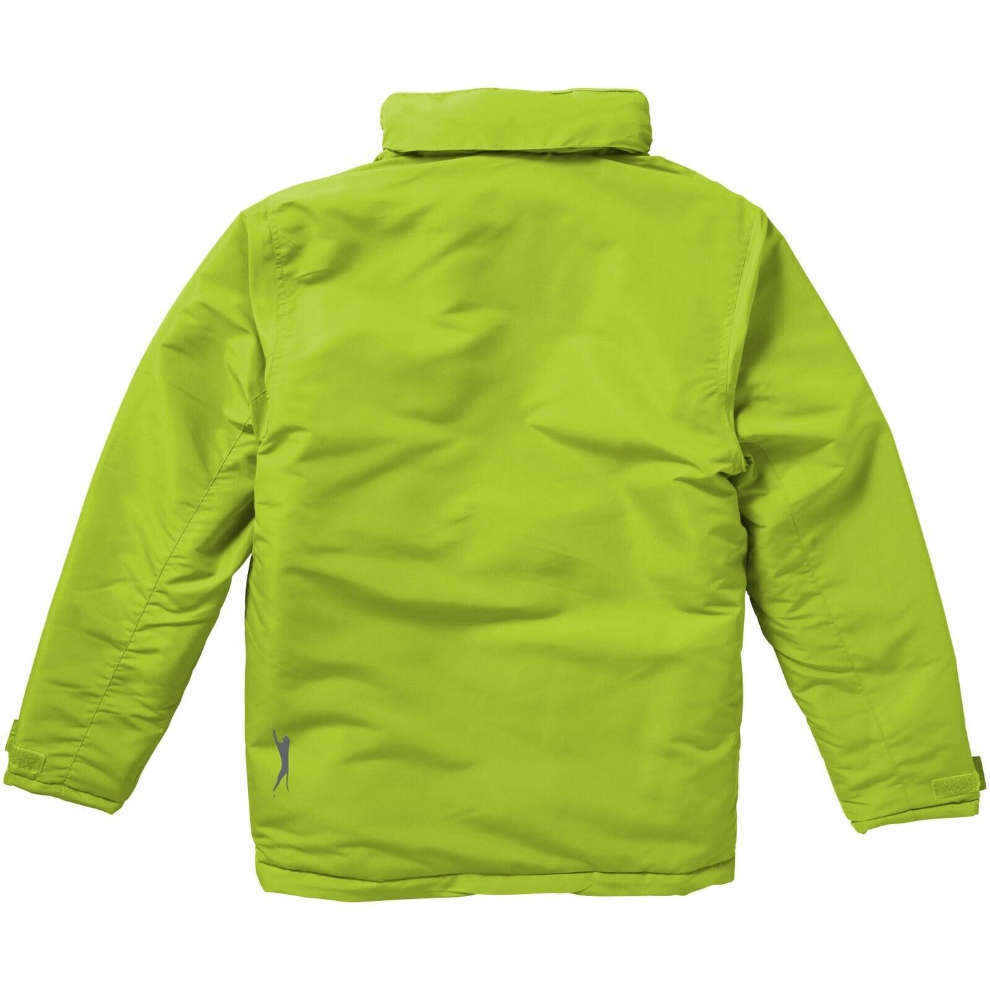 Slazenger Apple Green Warm Padded Jacket Foldaway Hood Adjustable Cuff 5 Sizes