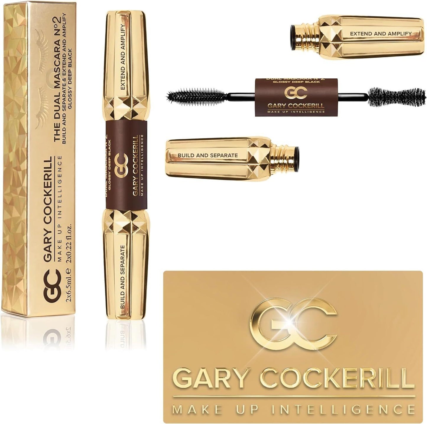 The Dual Mascara Gary Cockerill Build Separate Extend Amplify Glossy Deep Black