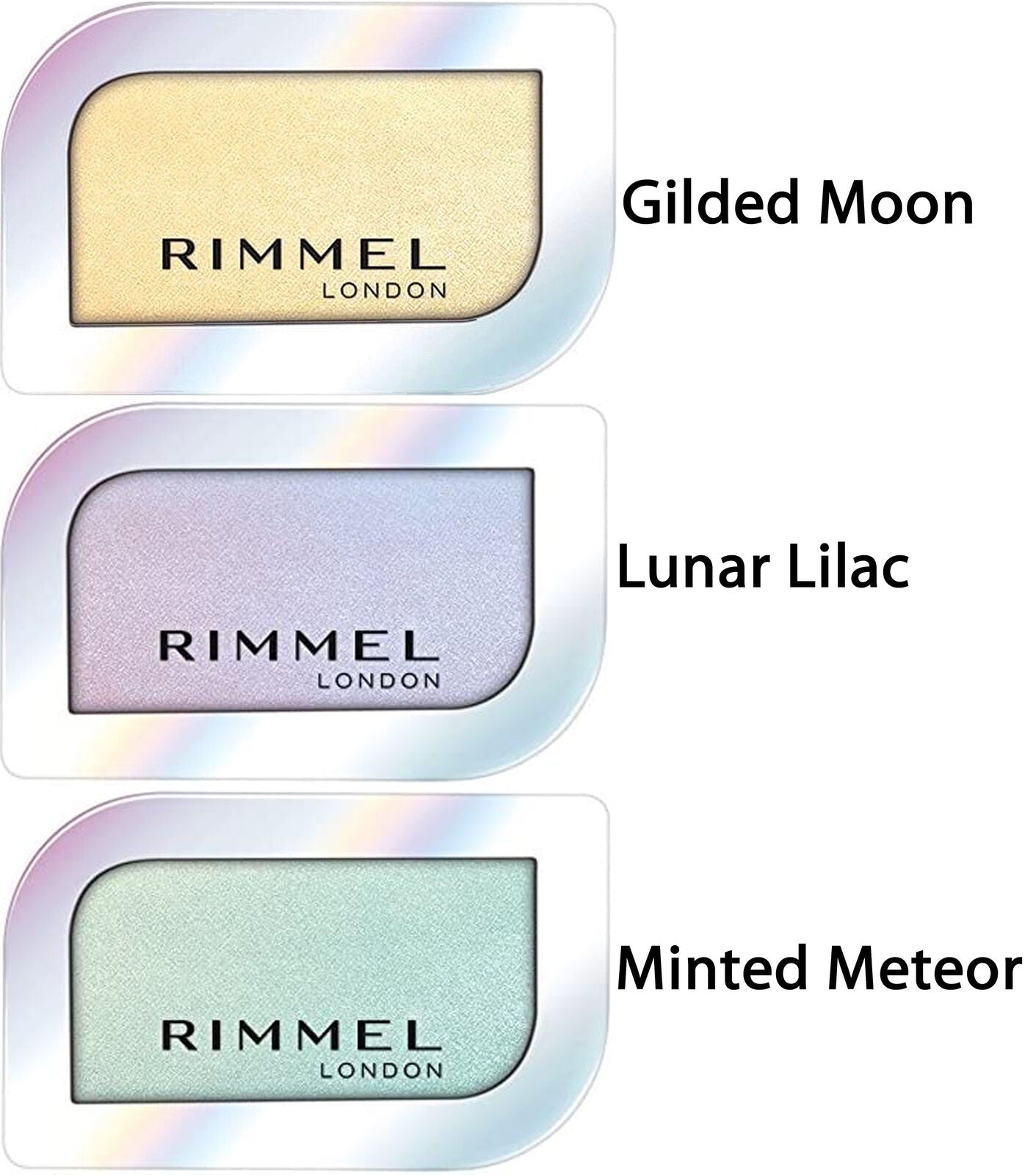 Rimmel London Magnif'Eyes Holographic Mono Eyeshadow Mint Lilac Gilded Moon