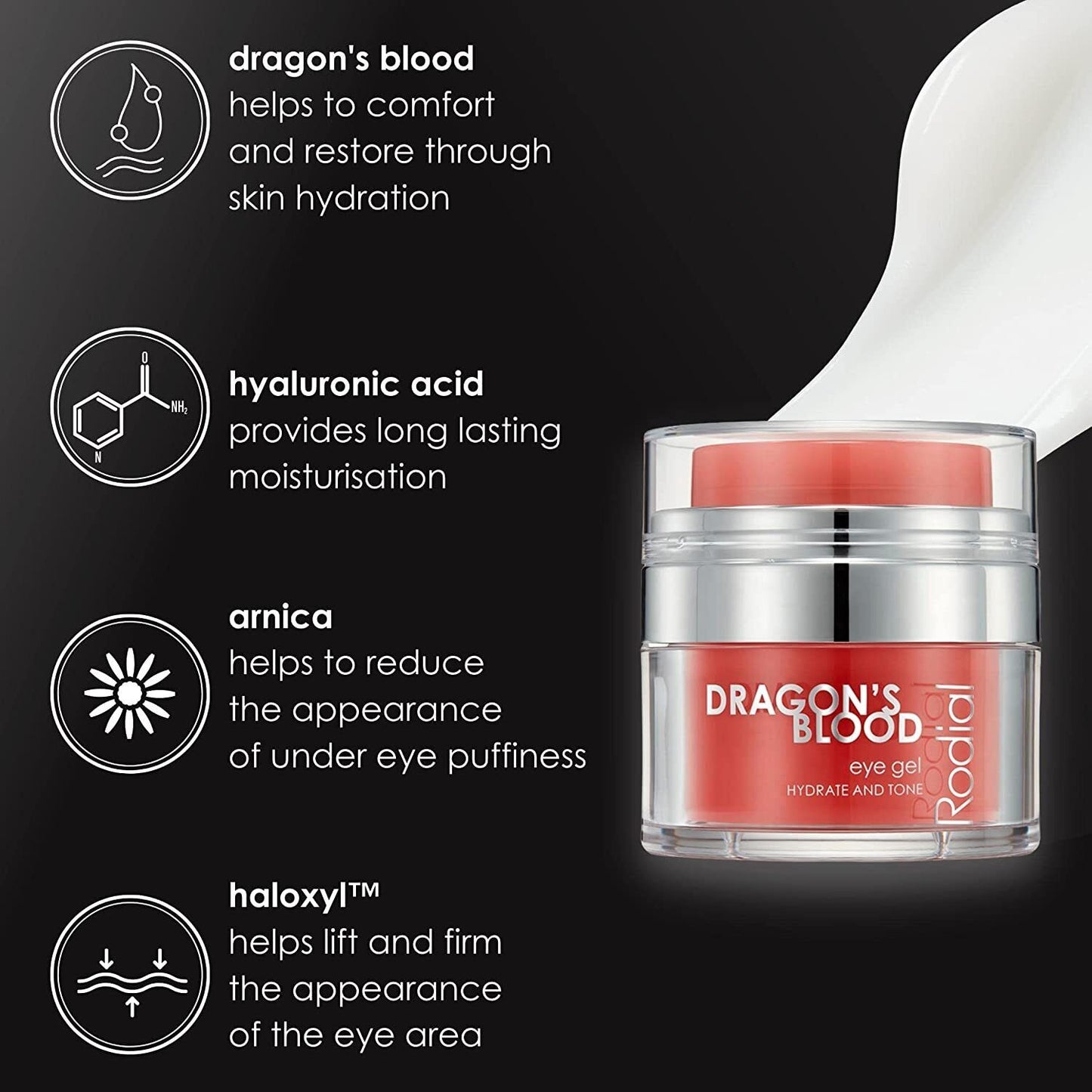 Rodial Dragons Blood Eye Gel 15ml Brand New Boxed Product