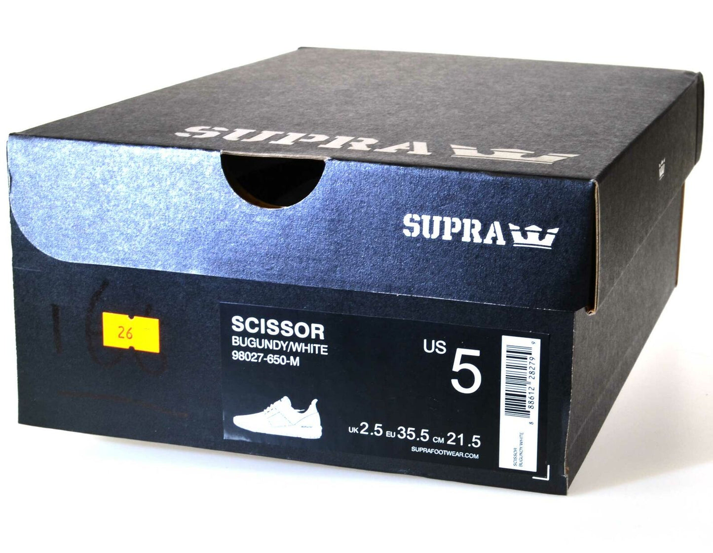 Supra Scissor Light Weight Black Women Trainers Grey White Black Various Colours