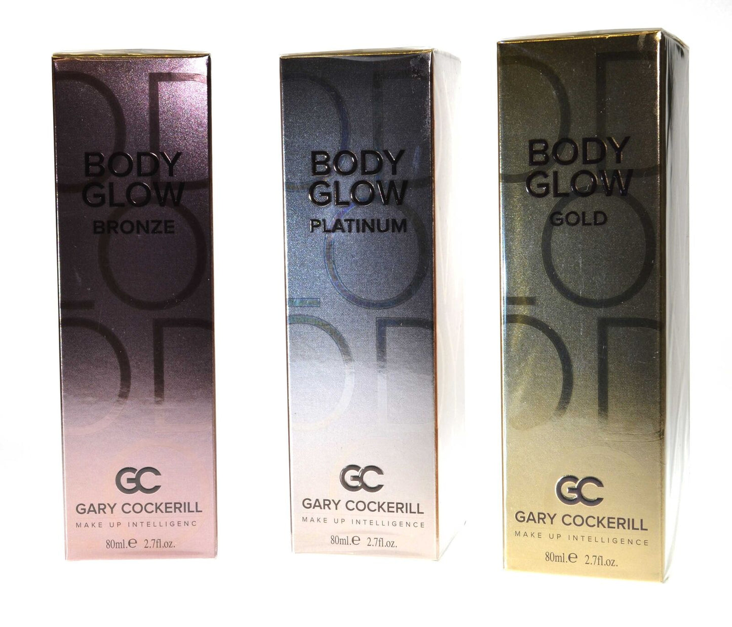 Body Glow Glowing Skin All Year Round Gary Cockerill Platinum Gold Bronze 80ml