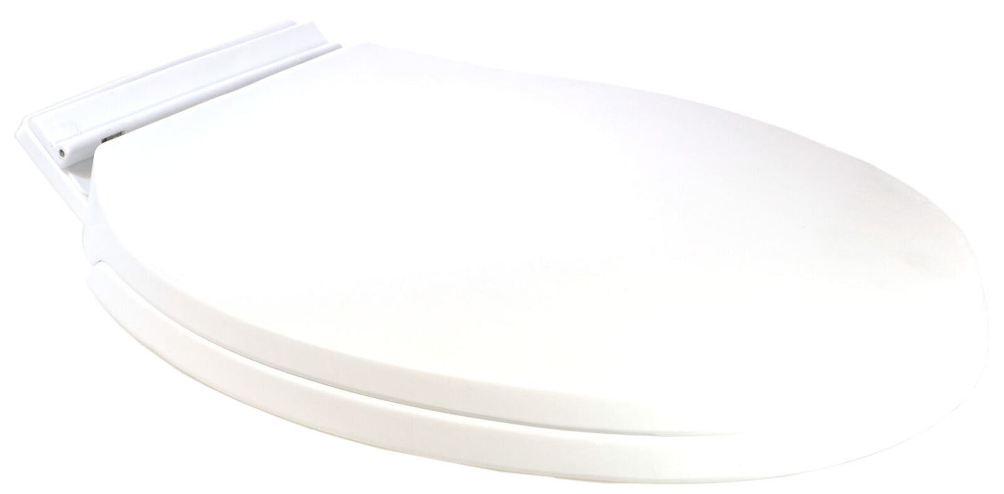 Soft Close Toilet Seat Rapid Fix Quick Release Round Oval Cassellie  White