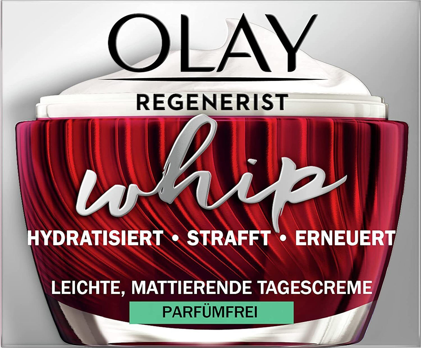 Olay Regenerist Whip Perfume Moisturiser for Firmer Skin 50 ml Fragrance Free