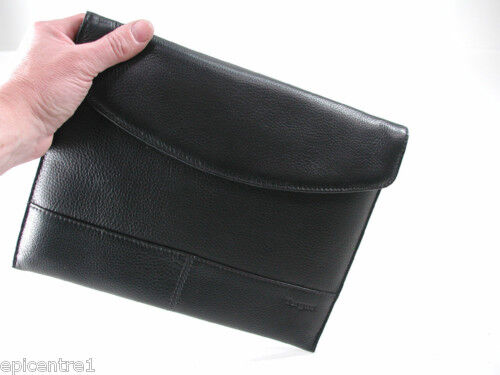 TARGUS BLACK OILED LEATHER IPAD SLIP CASE + PROTECTOR