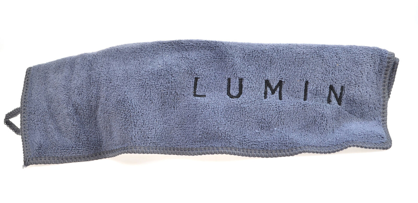 Lumin Microfibre Face Towel Flannel 30cm x 30cm Soft AirForce Blue