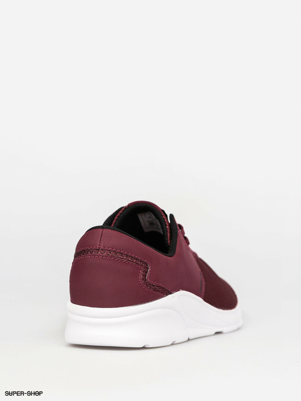 Supra Noiz Red Harmonic Light Grey Burgandy White Mens Skater Shoes Trainers