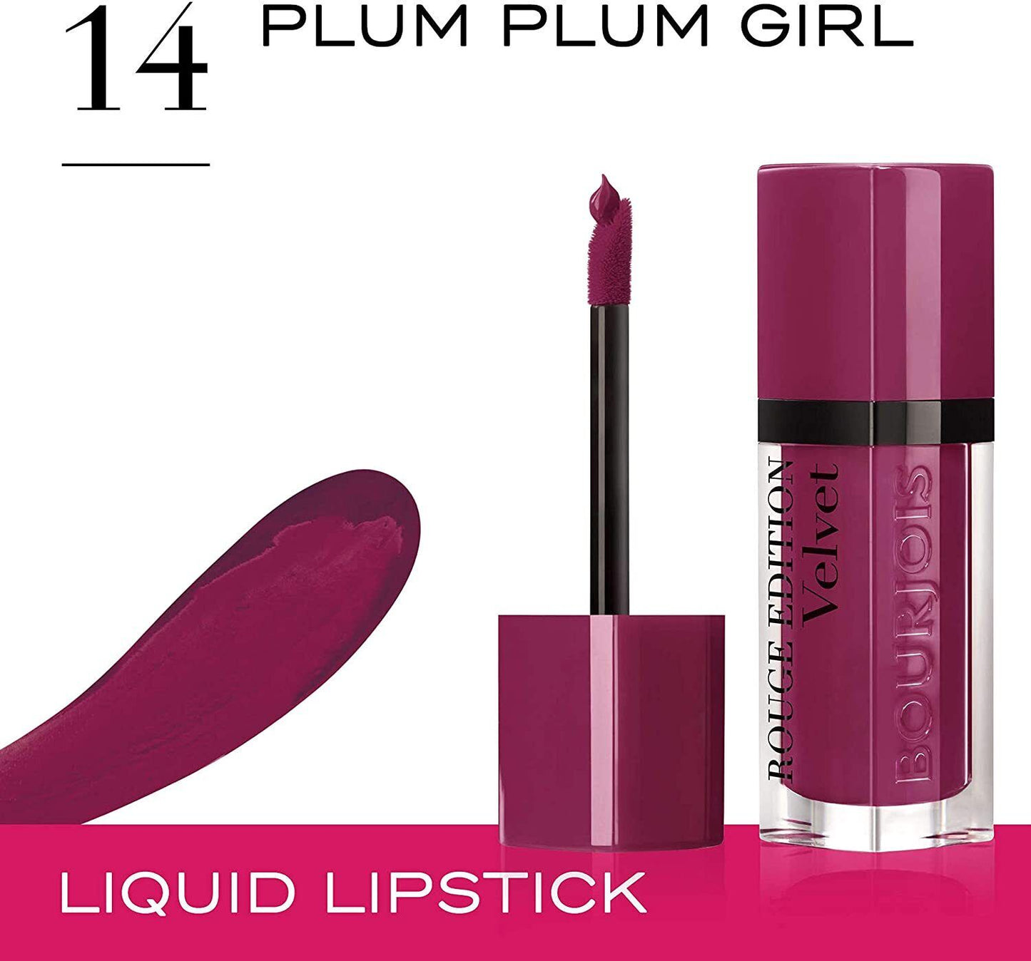 Plum Plum Girl Bourjois Rouge Edition Velvet Soft Matt Lipstick 14