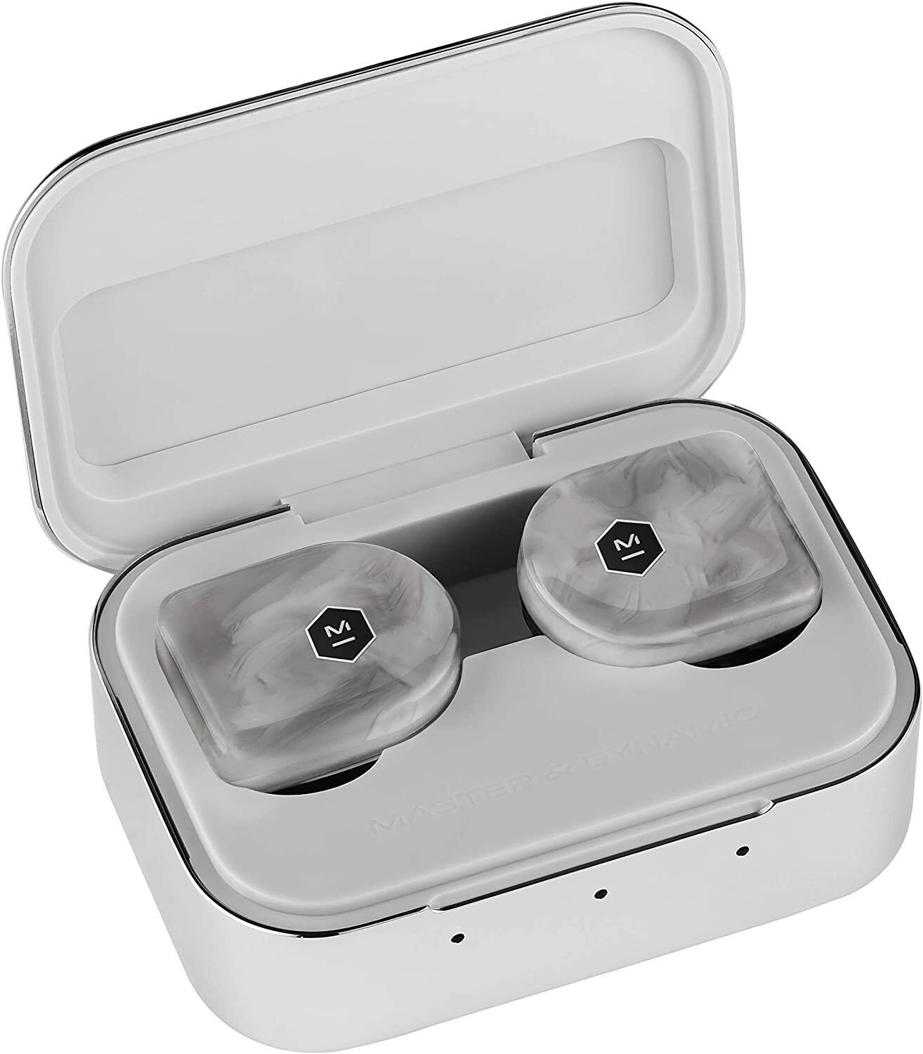 Master & Dynamic MW07+ White Marble True Wireless Earphones Bluetooth Mic ANC