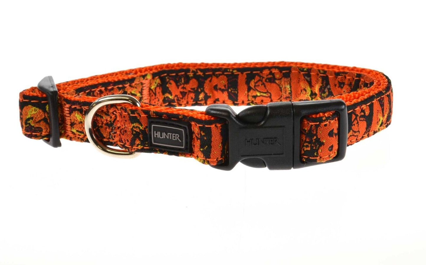 Hunter Dog Collar Krazy Beast Sansibar Nylon Orange Adjustable