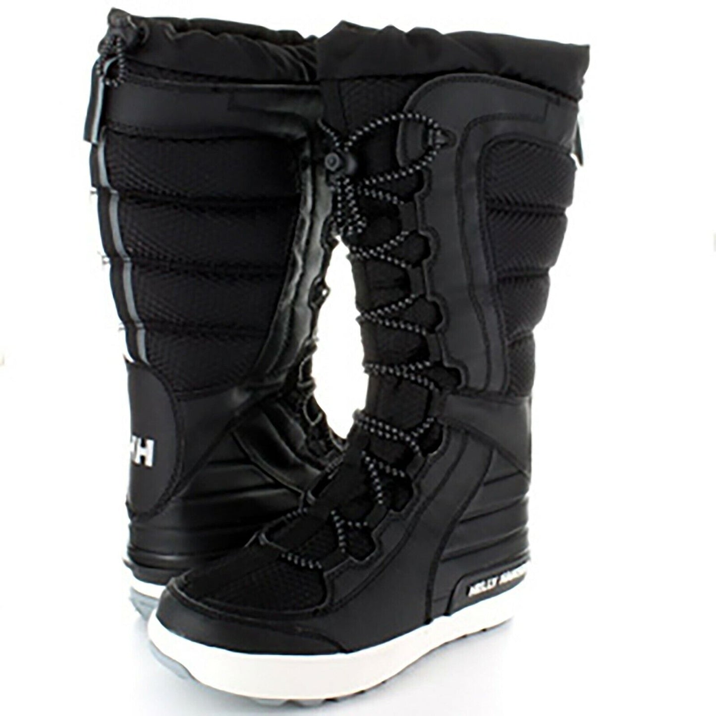 HELLY HANSEN LADIES EQUIPE 3 SNOW BOOT BLACK WHITE FULL INSULATION