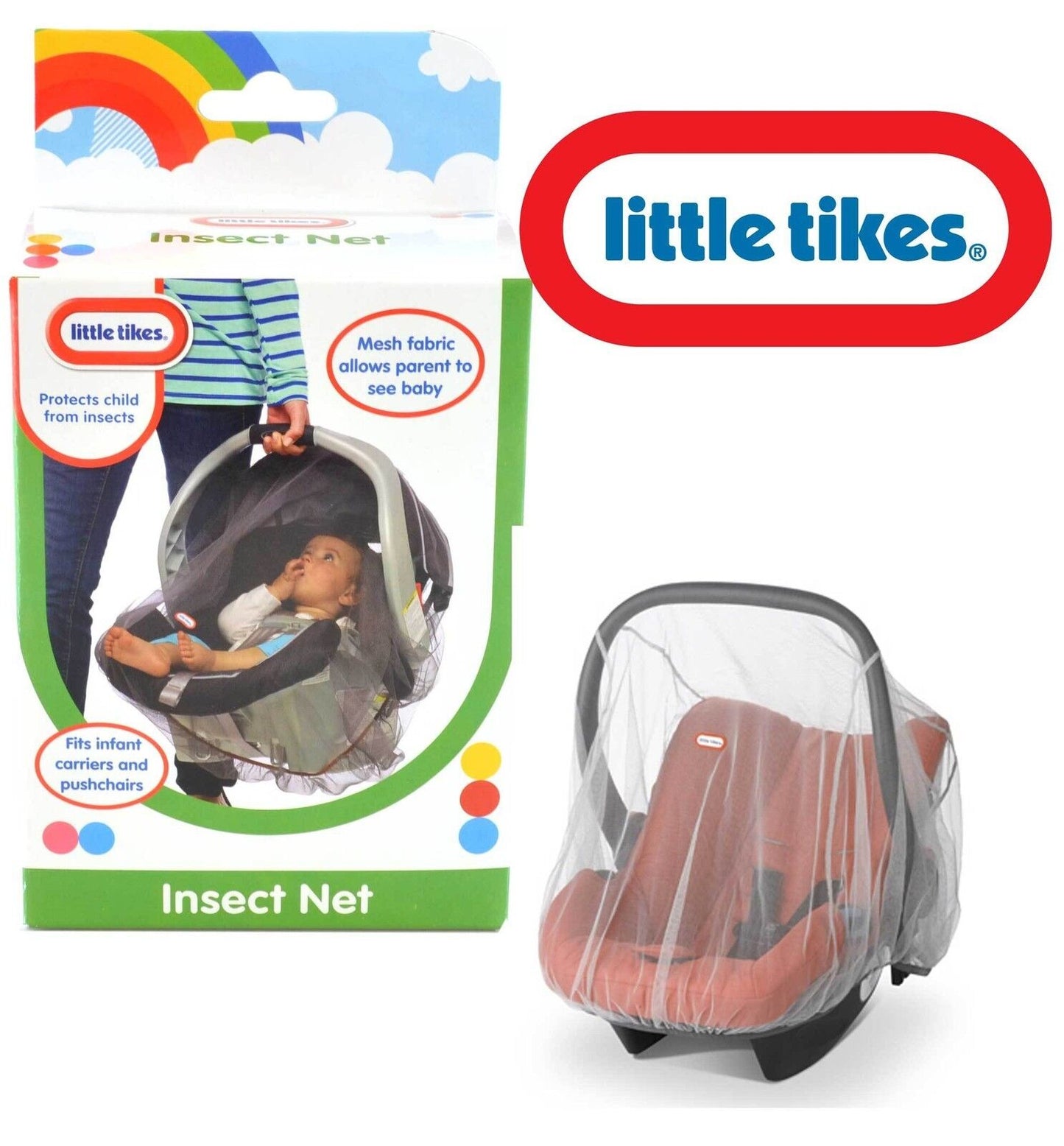 Little Tikes Insect Net Pushchair Stroller Car Seat Carry Cot