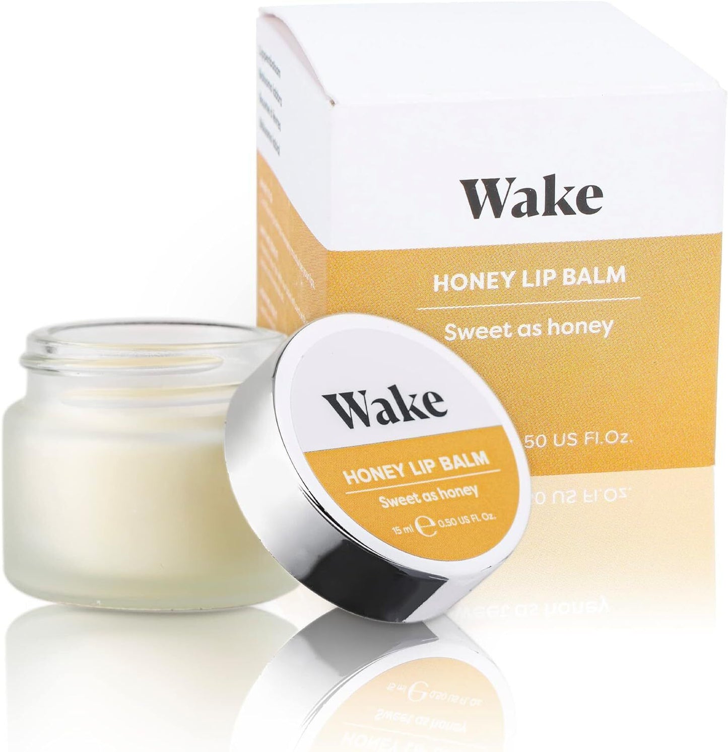 Honey Lip Balm Natural Bees Wax Coconut Avocado Wake Skincare 15ml