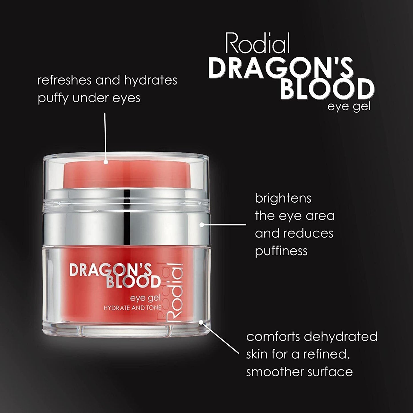 Rodial Dragons Blood Eye Gel 15ml Brand New Boxed Product