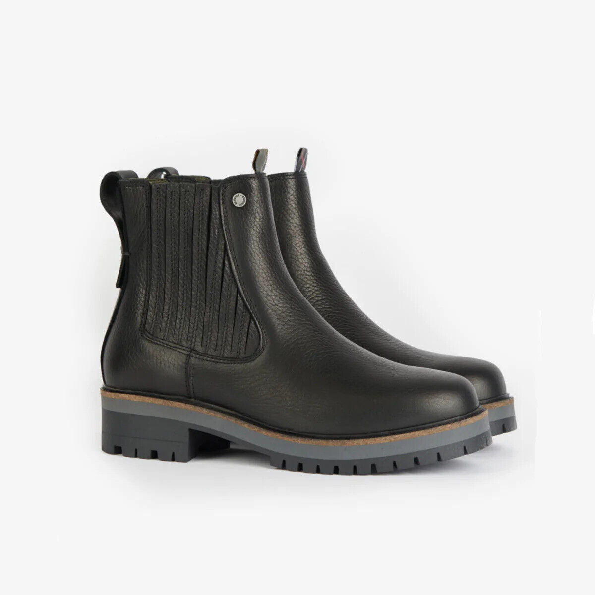 Barbour International Joelle Chelsea Boots Leather Black Ladies