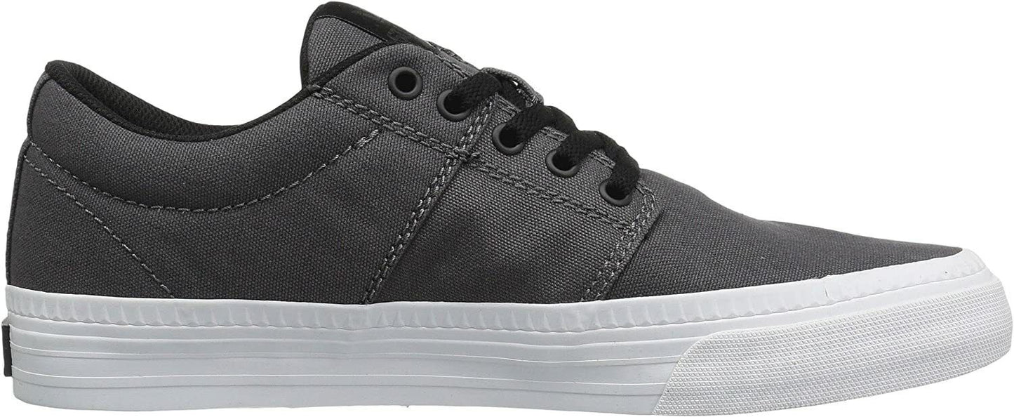 Supra Stacks Vulc II 2 HF Charcoal/White Mens Skater Trainers Shoes