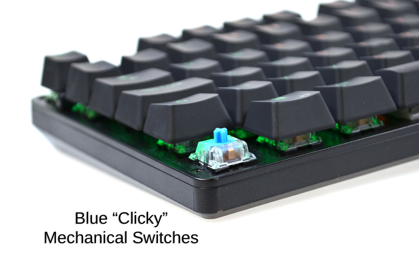 Mechanical Keyboard  LED Illuminated  Blue Switches Aukey KM-G16 UK Layout