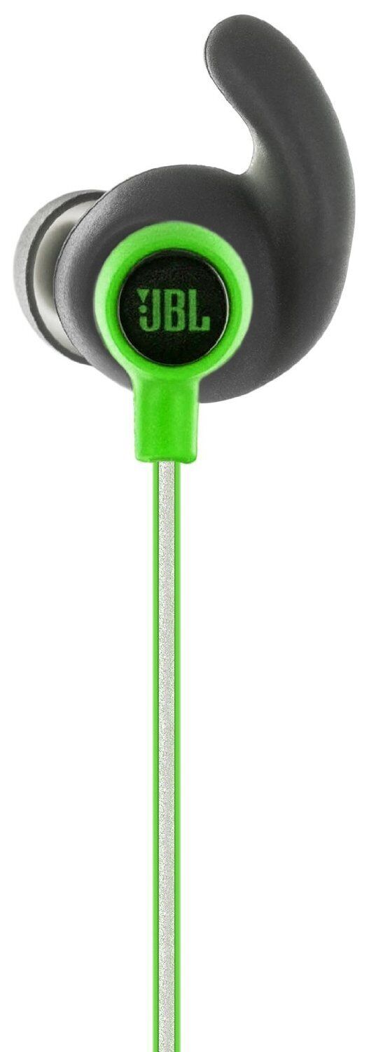 JBL Reflect Mini Sweat Resistant Green In-Ear Sport Wired Headphones Headset