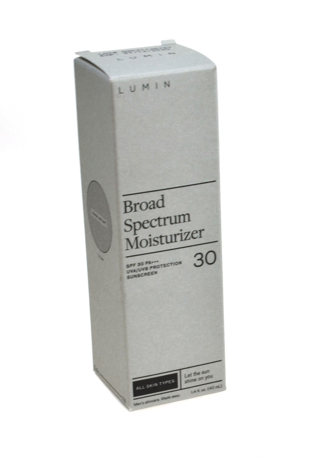 Lumin Broad Spectrum Moisturiser SPF30  40ml Exp 12/23