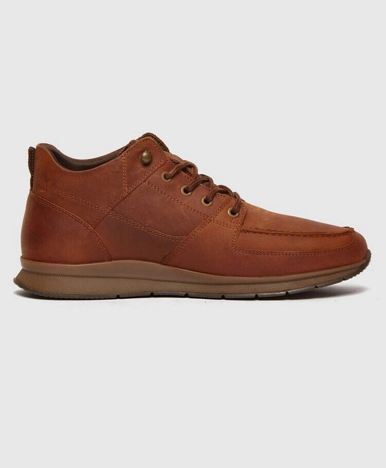 Barbour International Whymark Chukka Ankle Boots Lace Up Leather Walking Shoes