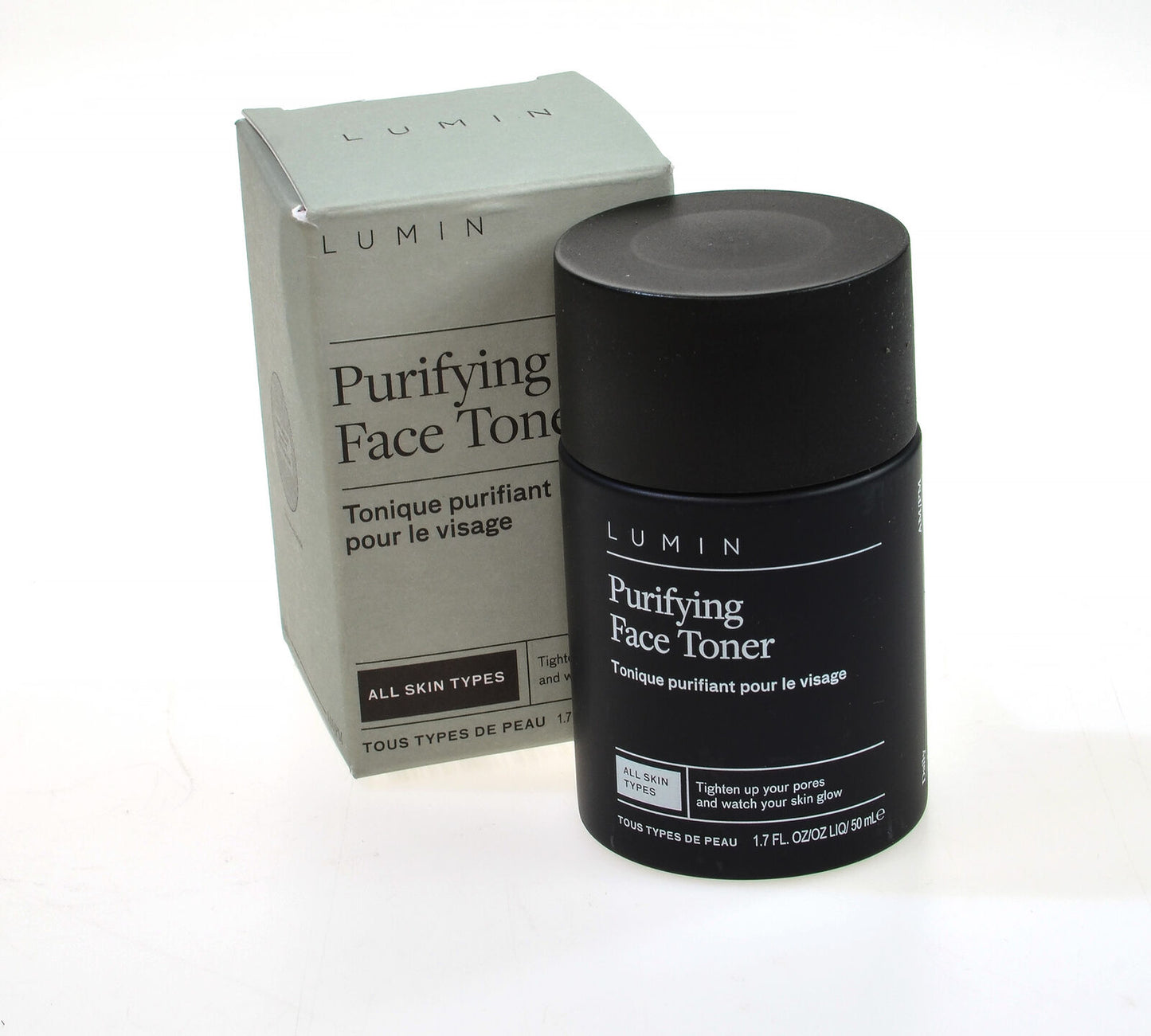 Purifying Face  Skin Toner Men 50ml Cleans Balances Lumin