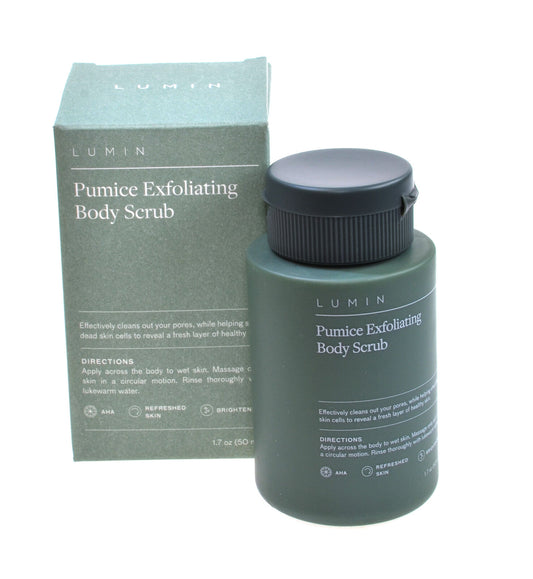 Lumin Pumice ExFoliating Body Scrub 50ml Smoother Hydrated Skin