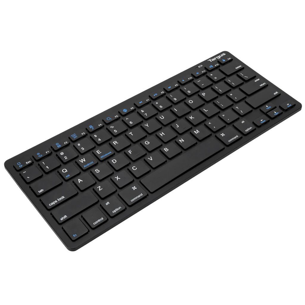 Bluetooth Keyboard Mac iOS Android Windows Slim Compact Portable QWERTY Layout