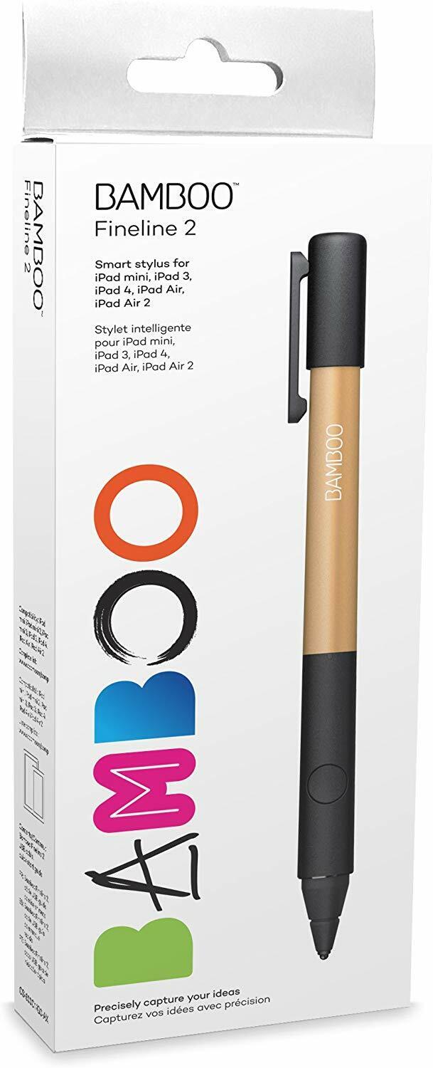 Genuine Wacom Bamboo Fineline 2 Stylus iPad iPhone iPad Mini Pressure Sensitive