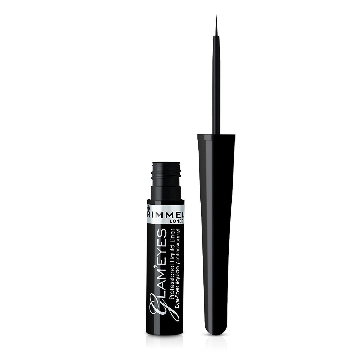 Rimmel Glam Eyes Black Professional Liquid Eye Liner Black Glamour