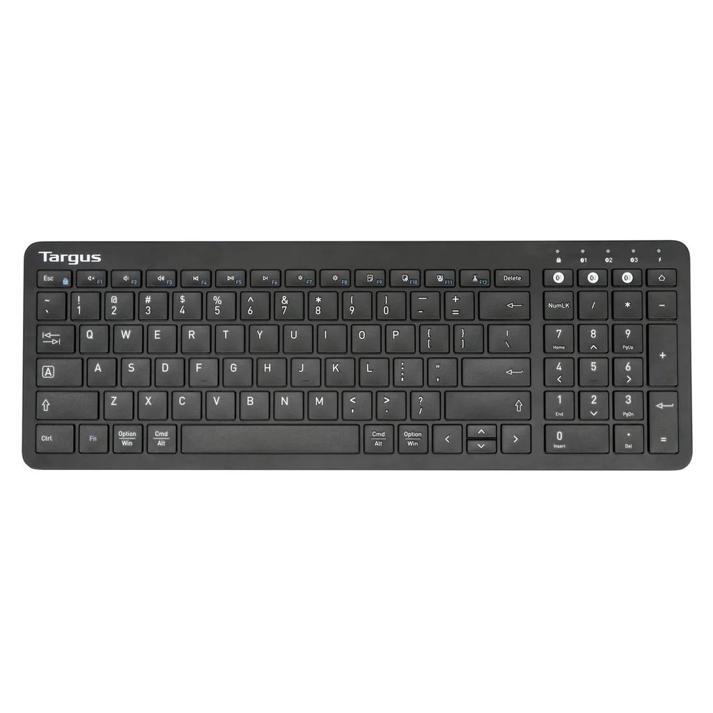 Bluetooth Wireless Keyboard Mac iOS Android Windows QWERTY Number Pad Slim