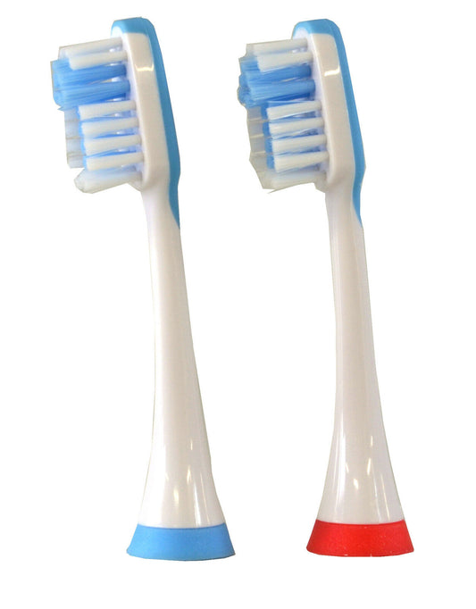 IBP SONIC PLAKAWAY REPLACEMENT TOOTHBRUSH HEADS B093 MODEL TWIN PACK COLOUR