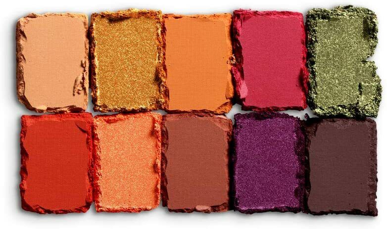 NYX Off Tropic Eye Shadow Matte Metallic Palette OTSP02 Shifting Sand