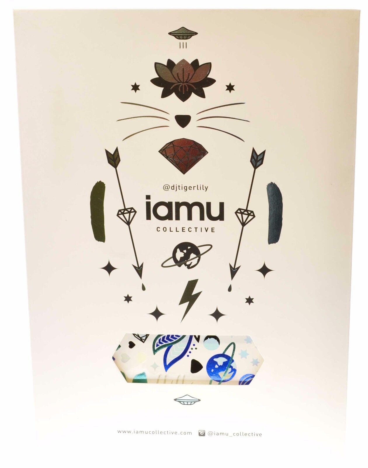 Iamu Collective Temporary Flash Tattoos Metallic Waterproof Mayan Egyptian