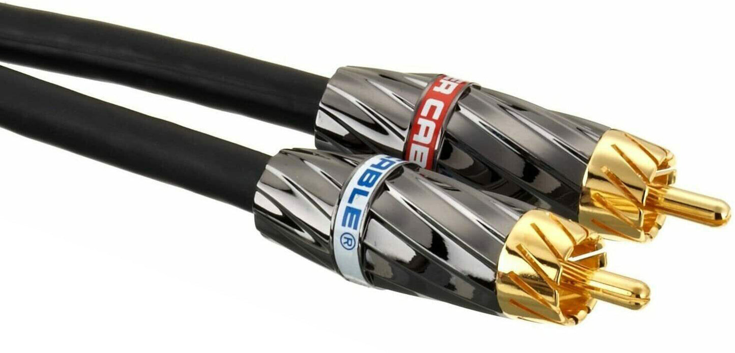 Monster Data Link 100 RCA to RCA 1m Gold Terminal High Quality Cable