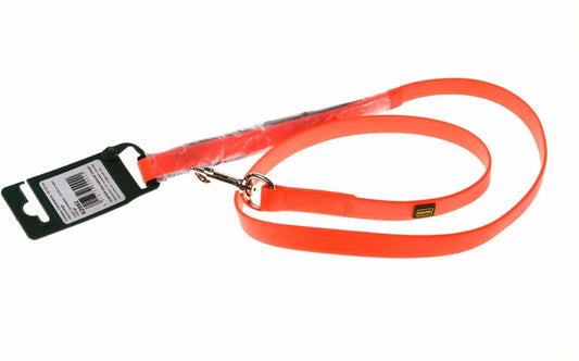 Hunter Convenience Dog Lead Leash Neon Orange 120cm Neoprene