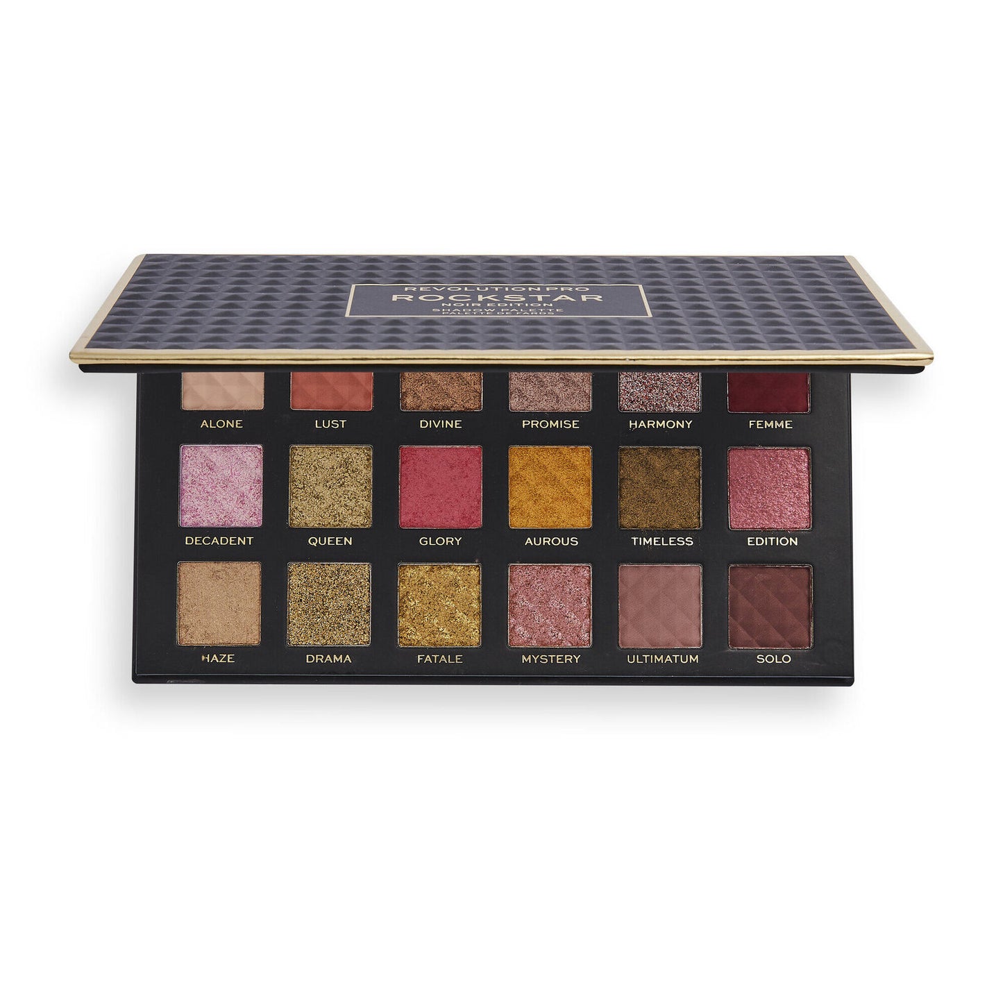 Revolution Pro Rockstar Noir Edition Eye Shadow Palette Mattes Metallics