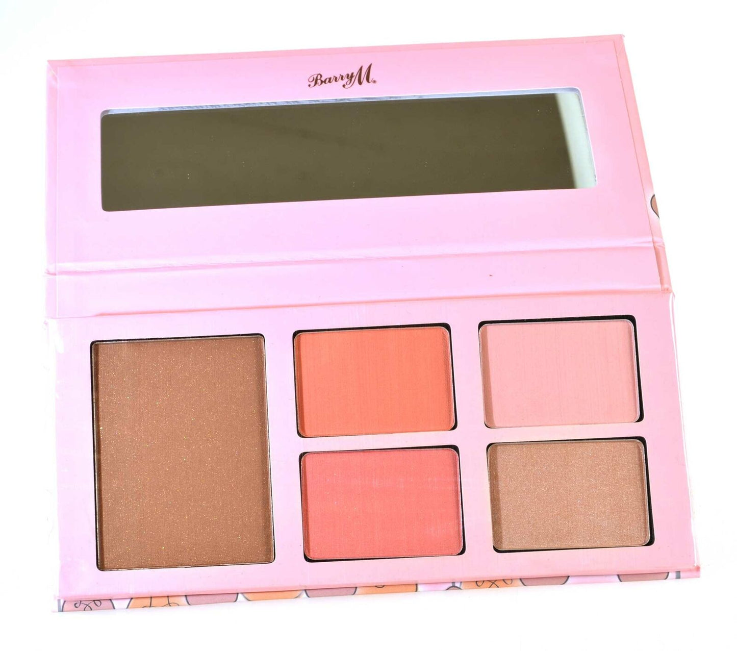 New Barry M Get Up And Glow Bronzer Blusher Highlighter Palette BBHP1