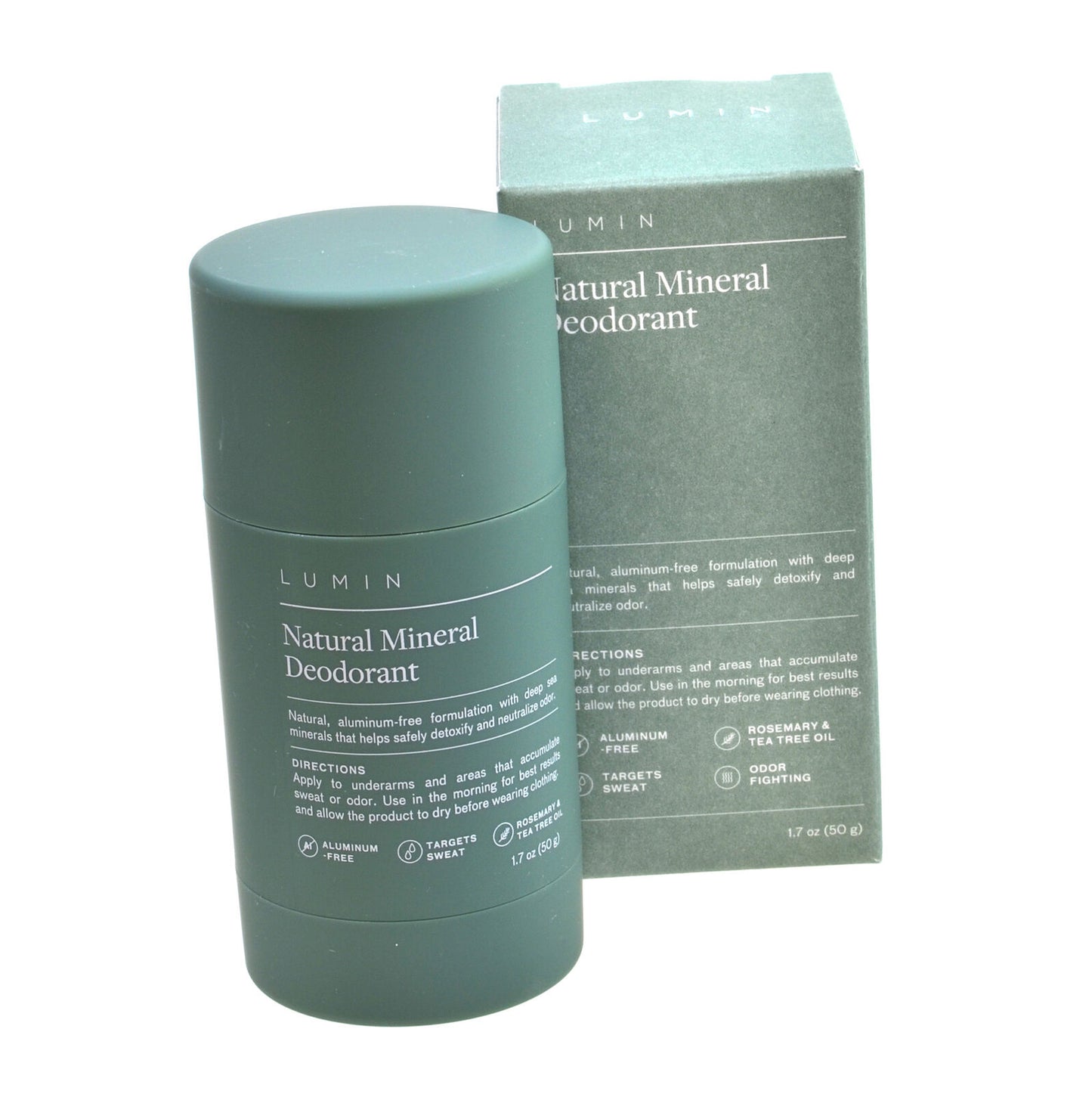 Lumin Natural Mineral Deodorant 50ml 10 For £10 Exp 09/23