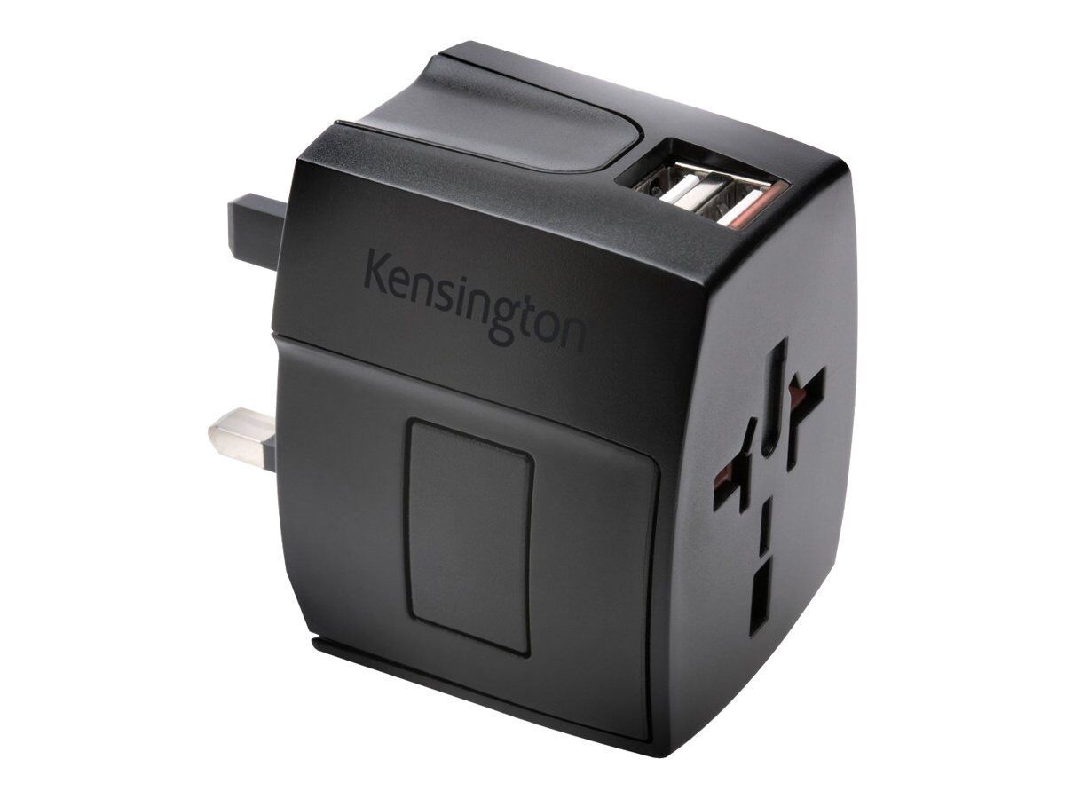 Kensington 2.1A International Travel Adaptor with Dual USB Ports